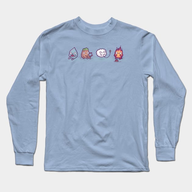 elementals Long Sleeve T-Shirt by Randyotter